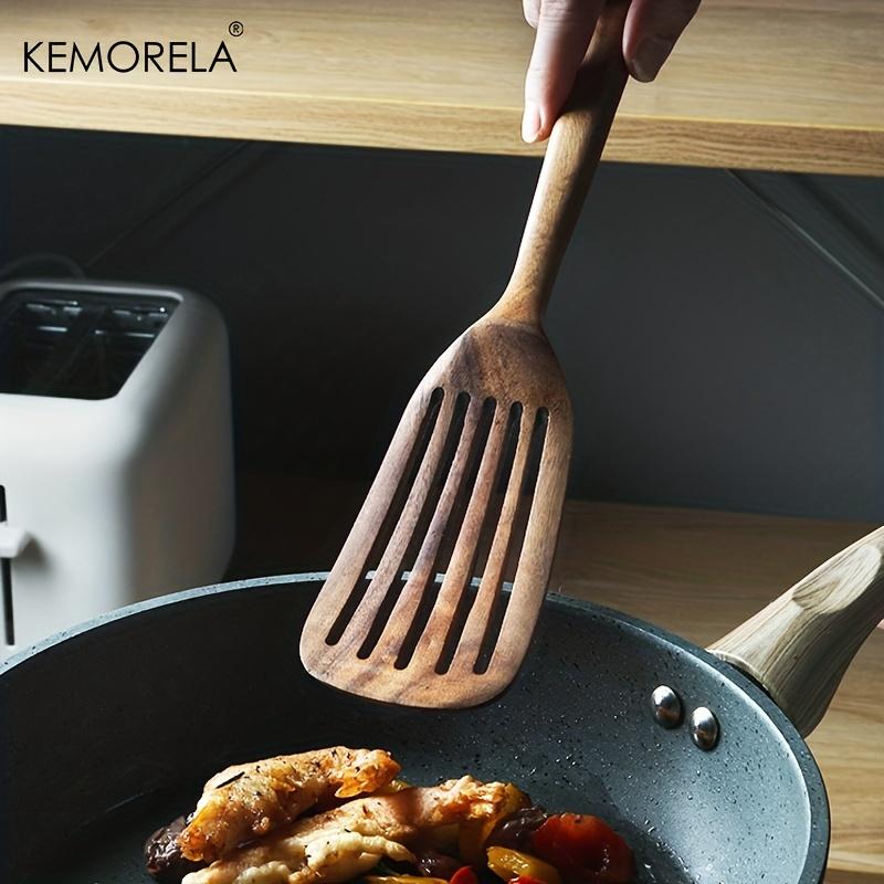 2 st Japansk träspatel Köksredskap Non-stick Matlagningssked Högtemperaturbeständig Hushållsspatel Bakset