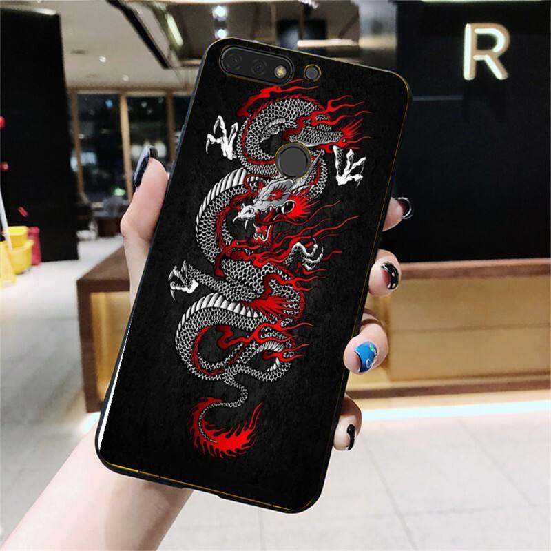 FHNBLJ Japanese DRAGON TATTOO Phone Case For Huawei Honor 7A 8X 9 10 20lite 10i 20i 7C 8C 5A 8A Honor Play 9X pro Mate 20 lite