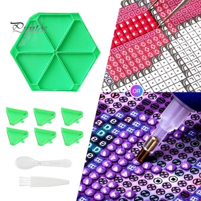 1 Set Rhinestone Painting Tray Set Rhinestone Bead Sorting Organization Tool Accessories for DIY Crafts