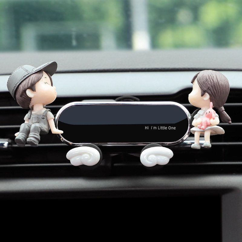 Mobile Phone Holder Car Mount Cartoon 2025 Model Car Air Vent Phone Navigation Fixed Support Bracket