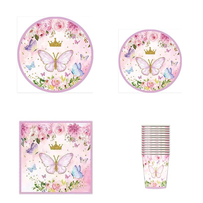 Colorful Butterfly Party Supplies Kit For All Occasions