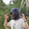 Godzilla mask, King Kong gorilla headgear, full-face latex animal costume for Halloween, Tyrannosaurus Rex prop