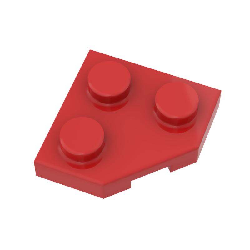 Non-Toxic Moc 10Pcs 26601 Wedge Plate 2X2 Building Blocks Kit Cut Corner Board Bricks Educational Particle Diy Toys Children Birthday Gift