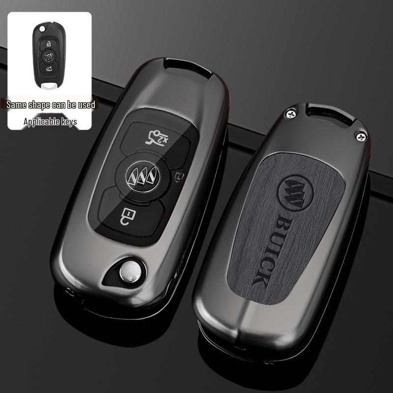 Smart Key Case Shell with Buckle for Buick Verano 15-19 Models - Unisex