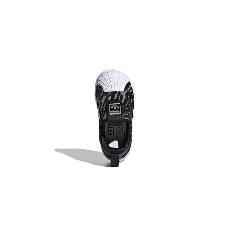 Adidas Originals 360 I Slip Resistant Low top Skateboard Shoes Black Gray Infant And Toddler EE6277