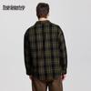 Mark Fairwhale Men's Japanese Retro Plaid Casual Shirt