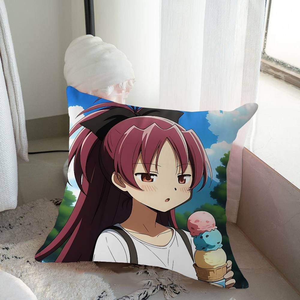 

Аниме K-Kyoko-Sakura Наволочки Домашний Постельный Декор Наволочка Декоративная Свадьба Супер Мягкая Наволочка 16x16in 40x40cm