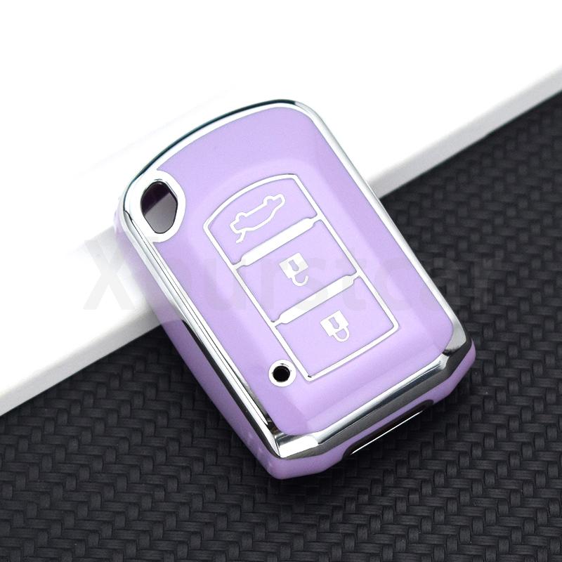 2/3 Buttons Shell Fob Holder For Mitsubishi Eclipse Cross Outlander Sport Mirage G4 Lancer Remote Tpu Car Key Fob Case Cover