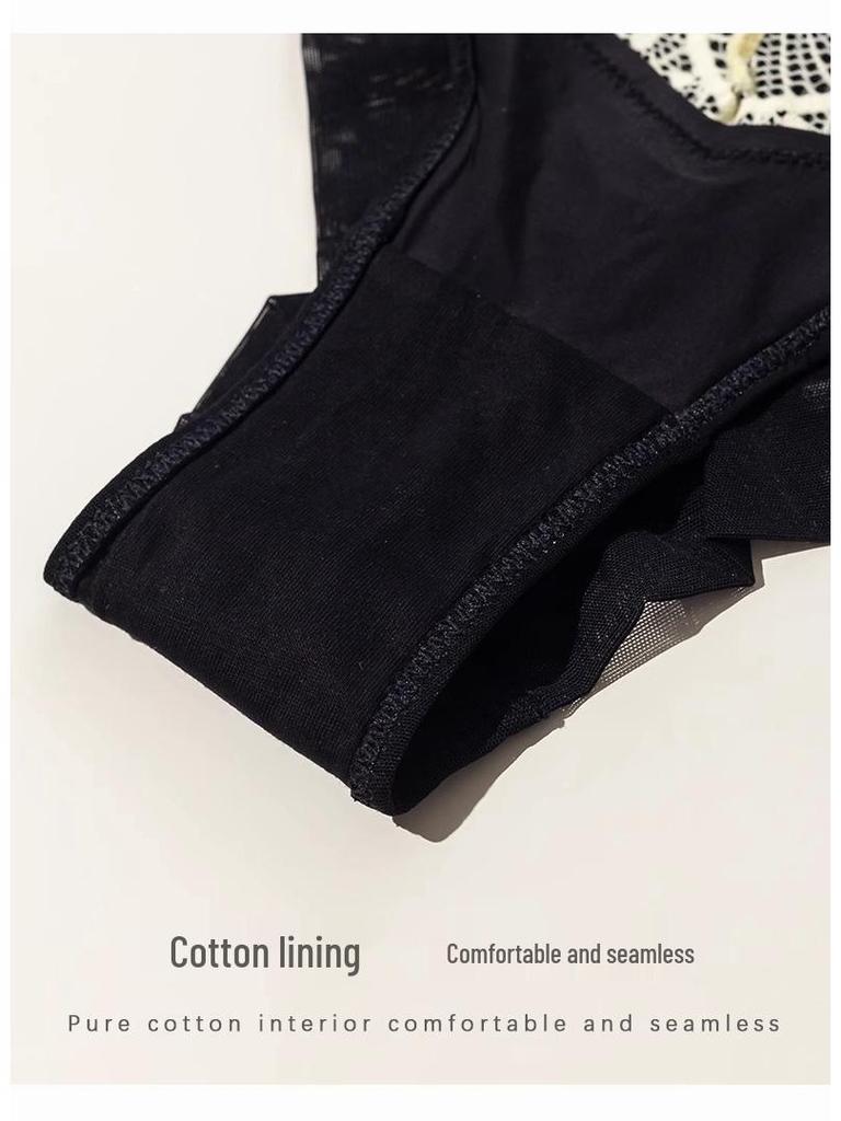 Sexy Lace Push-Up Bra Set for Women - Enhances Small Chest, Anti-Sagging, Seamless, Comfortable - Perfect for Autumn and Winter