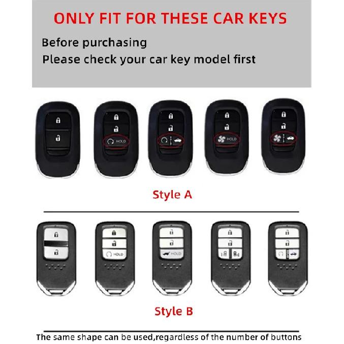 Metal Car Remote Key Cover Case Holder shell Keychain Fob For Honda New Accord 11th Gen Civic Odyssey CRV ZRV XRV HRV e:NS1 2025