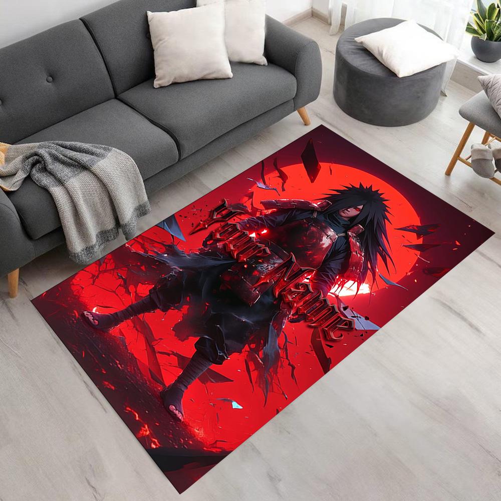 Naruto Character Personalized Name Area Rug Perfect for Foyer Entryway Bedrooms Game Room Anti-slip Rug Office home decor