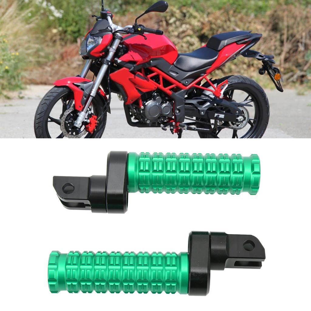 1 Pair Motorcycle Foot Pegs CNC T6063 Aluminum Alloy Anodized Replacement For 252R 2021‑2022
