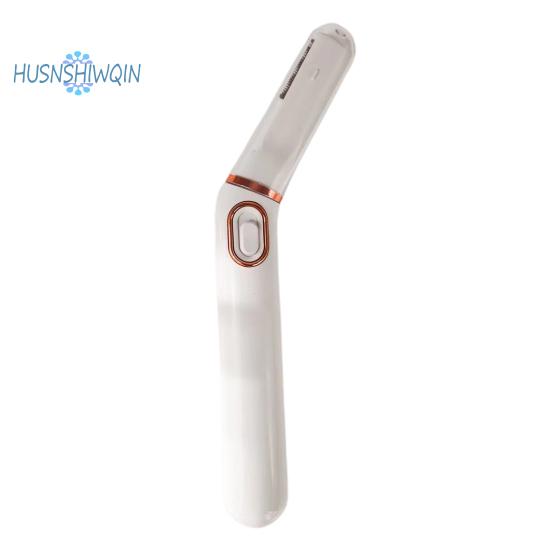 

Электрическая бритва для бикини - безболезненная, наклонная головка, эргономичный дизайн, управление одной кнопкой, машина для бритья волос для всех типов кожи белый