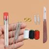 34/36Pcs Big Eye Steel Sewing Needles Kit Sewing Kit Multi-Purpose Needle and Thread Kits for Beginners Professional DIY Lovers