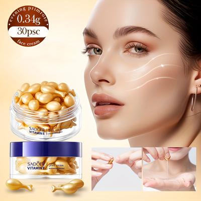 30pcs/box High Moisturizing Essence Cream. Evening Primrose Vitamin E Moisturizing Face Cream. Tight And Smooth Skin