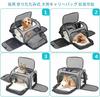 DICOCO Foldable Dog Carrier Bag with Expandable Washable Mat for Cats and Soft Large and Shoulder Strap for Travel Medium/Small Dogs, Crate, Capacity,