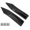 For VW Golf Mk8 MK7 MK7.5 MK6 MK5 GTI GTD GTE R R-LINE 2Pcs Rear Bumper Lip Wrap Angle Diffuser Splitter Canard Spoiler