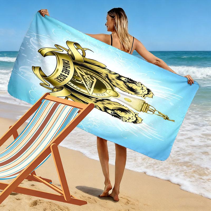 Zenit Print Strandtuch, Großes Weiches Schnelltrocknendes Handtuch für Strand Camping Schwimmen