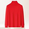 MONTAGUT Men's Autumn/Winter 10A Antibacterial Zipper Stand Collar Long Sleeve Polo Shirt