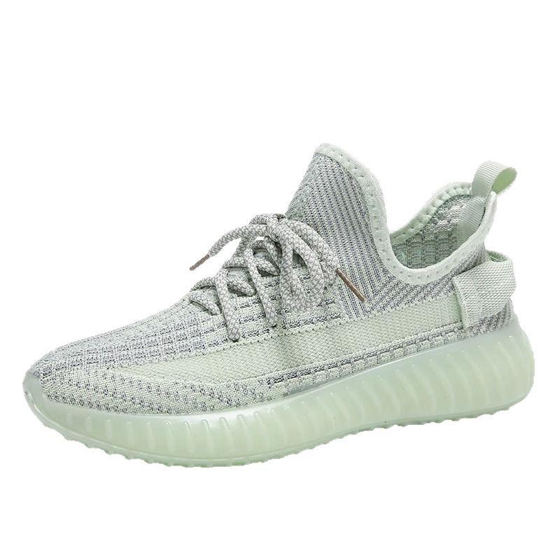 Casual breathable coconut shoes women's spring summer new Korean version soft sole versatile student lightweight running sports shoes women's shoes