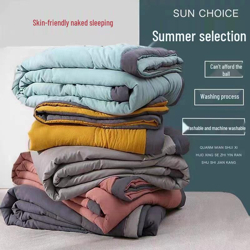 Maschinenwaschbare Leichte Sommerdecke - Weiche Baumwolle für Kinder & Erwachsene