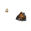 Abstract Acrylic Thinker Statue Ornament for Tabletop Living Room Shelf Office Bookshelf