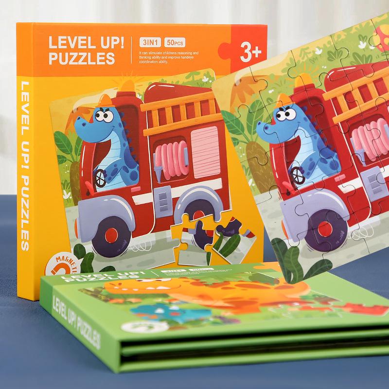 Children's Magnetic Puzzle Toy for Ages 3-6: Educational & Developmental Thinking Game