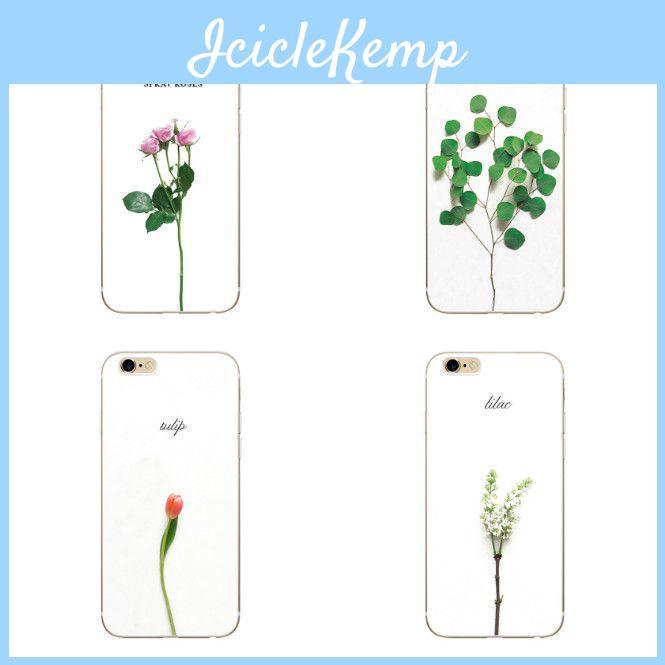 Tulip Patterned Rose Mobile Phone Case For Iphone 6 6s 7 7s Fashion Durable