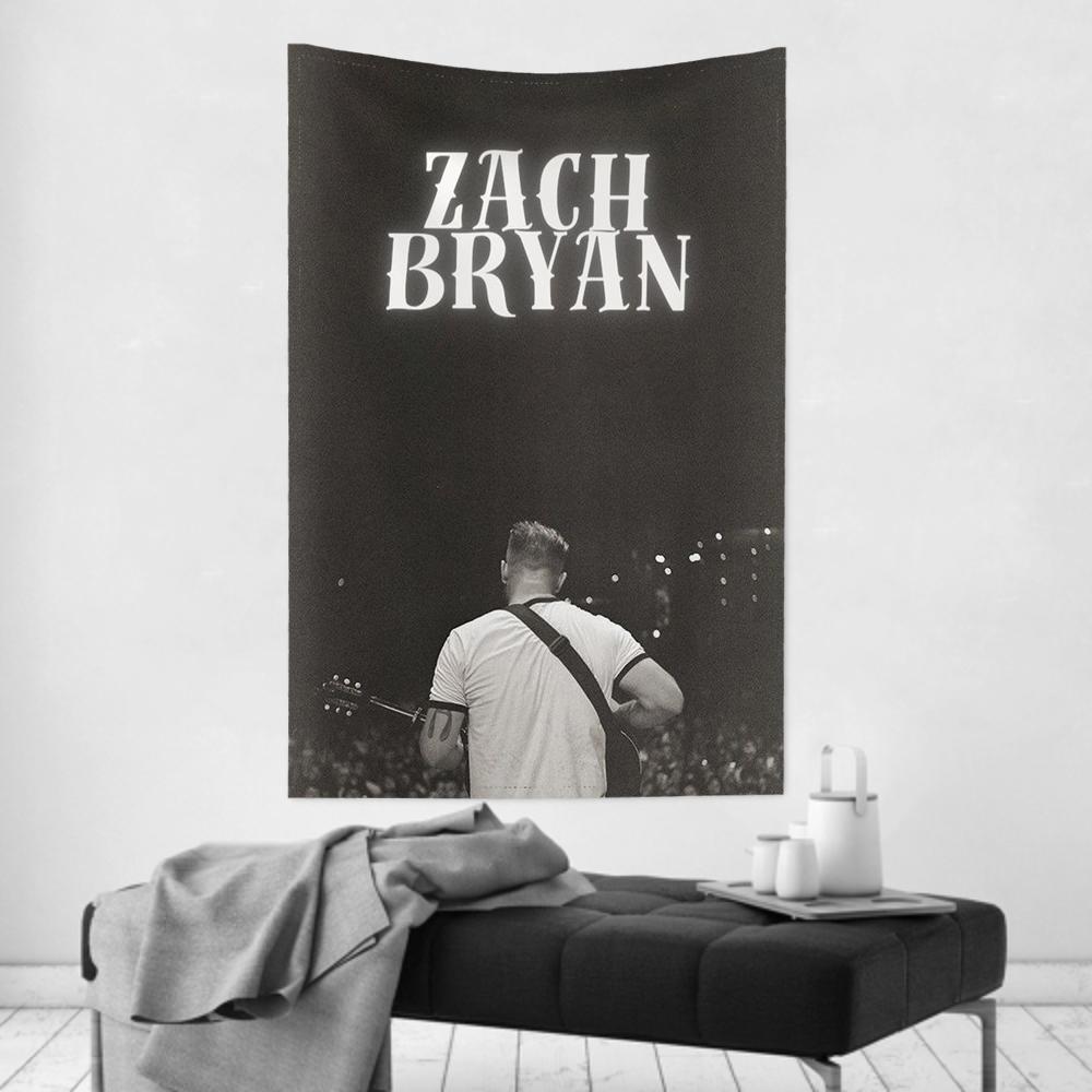 

Singer ZZach Music Album Bryan Tapestry Room Decor Wall Cloth Party Hanging Background Room Decor Baby Room 74x94cm(29x37in)