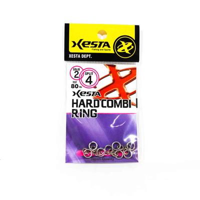 Xesta Hard Combi Ring Size 2-4 80 Lb , 8 Pieces (5911)