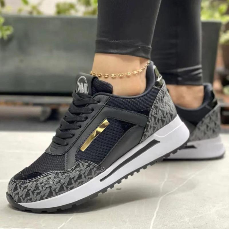 New Style Women Wedges Sneakers Lace - Up Breathable Sports Shoes Casual Platform Female Footwear Ladies Vulcanized Shoes