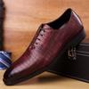 Fashion38-48 Large Size Cow Leather Fashion Brogue Shoes for Men Spring Autumn Designer  Casual Business Men's Dress Shoes