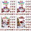 Christmas Countdown Calendar With Snowman Acrylic Ornaments For Holiday Gift Exchange
