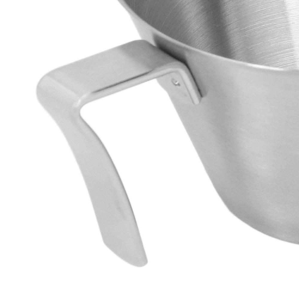 Stainless Steel Coffee Measuring Cup V-Shaped Mouth Espresso Cup Pouring Cup Coffee Brewing