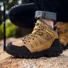 New Brown Hiking Boots Men Light Comfortable Men Trekking Shoe Travel Shoes Plus Size High Top Hiking Shoes Women Camping Sports