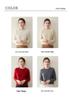 Women's Solid Color Cashmere Round Neck Knit Pullover Sweater