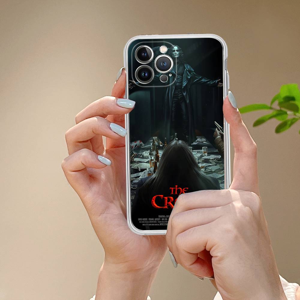 T-The C-Crow Classic Movie For IPhone 17 16 15 14 13 12 11 Pro Max Plus Mini Funda For Transparent Cover