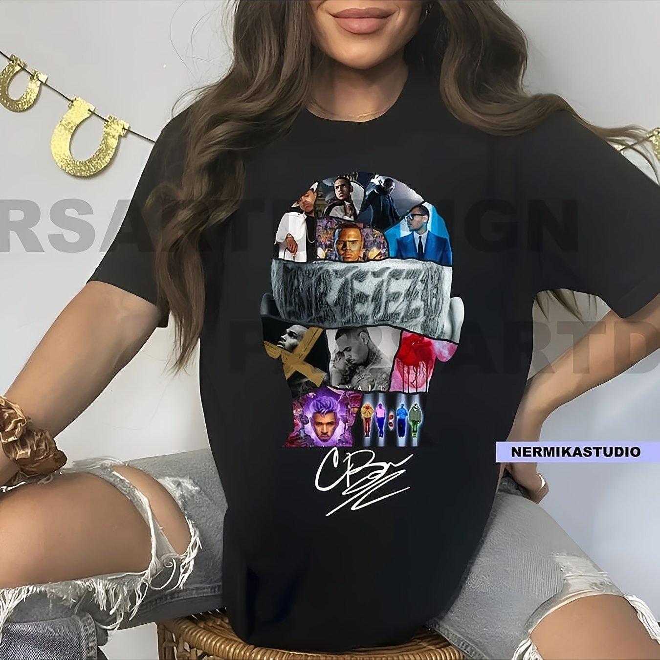 

Chris Brown Graphic Shirt 2025 Chris Brown Breezy Bowl Xx Tour Shirt Fan Gift Image UnisexS Stylish Casual Pure Cotton Unisex 4XL