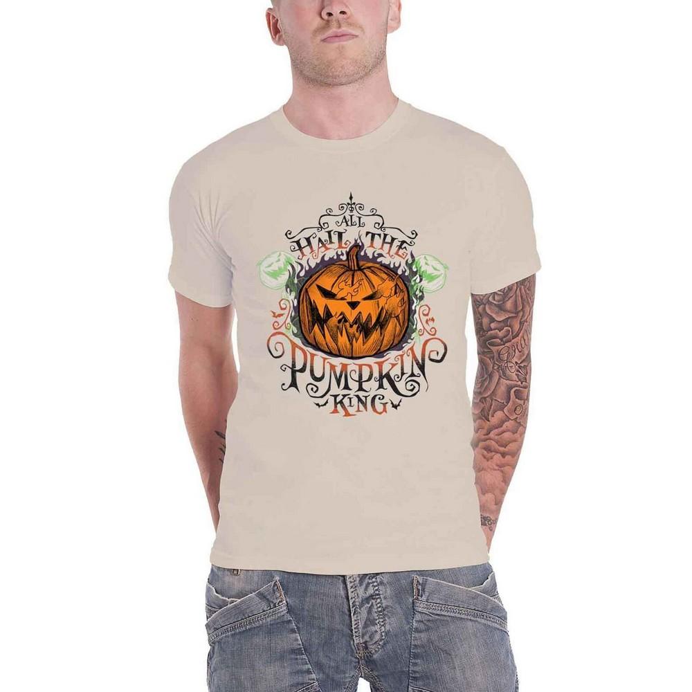 Nightmare Before Christmas Unisex Adult All Hail the Pumpkin King Cotton T-Shirt
