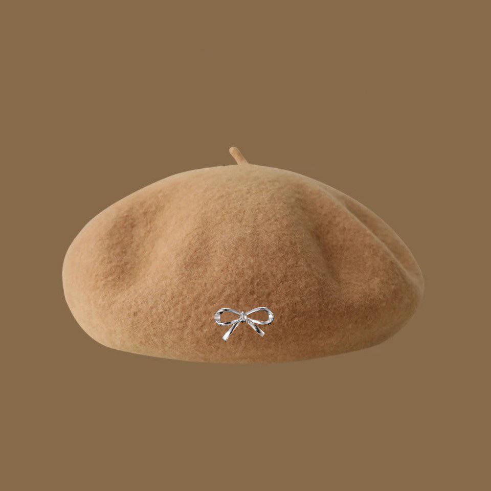 Korean Style Women's Beret - Autumn/Winter Face-Slimming Painter Hat