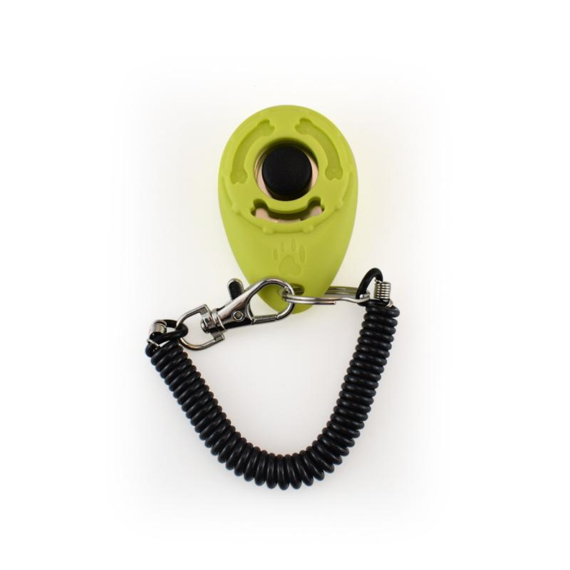 1Pcs Adjustable Wrist Strap Sound Plastic Pet Cat Click Trainer Key Chain Dog Training Clicker Aid Repeller Dog Supplies