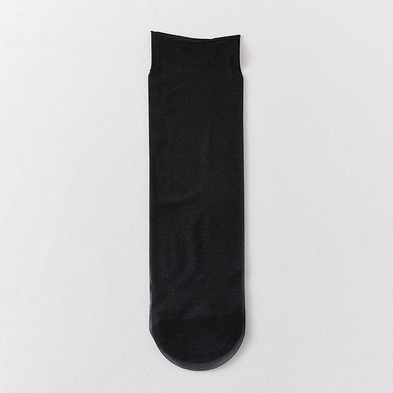 10 Pairs of Women's Summer Thin Anti Hook Silk Breathable Crystal Silk Transparent Tube Stockings