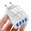 4-Port USB Fast Charger with QC3.0, 4.1A Smart Travel Adapter