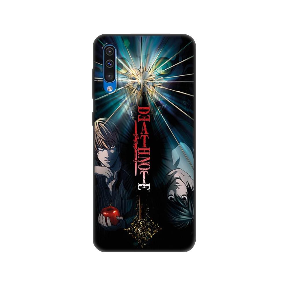 Custodia in TPU Nera Per Samsung Galaxy A50 50S A30S A10 A01 A11 A21S A31 A41 A51 A71 M21 M30S S10 LITE Cover Anime Giapponese