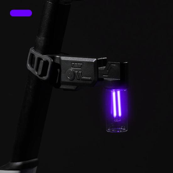 Bicycle Tail Light Waterproof 3 Modes Adjustable USB Rechargeable Universal MTB Road Mountain Bike Night Riding Safety Warning Rear Lamp