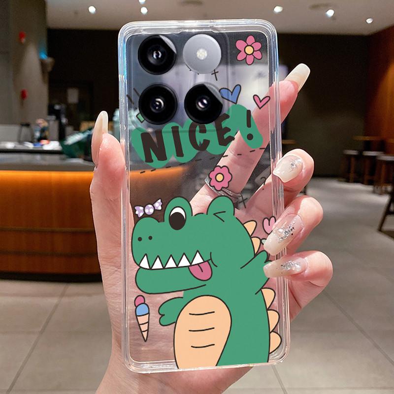 For Xiaomi 14T / Xiaomi 14T Pro Case Clear Luxury Fashion Butterfly Flower Soft TPU Silicone Casing Cover Transparent Phone Case