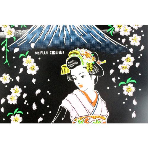 Castle Enterprise New Japanese Souvenir Hanging Scroll Fujihime Medium (84cm x 33cm), Made in Japan