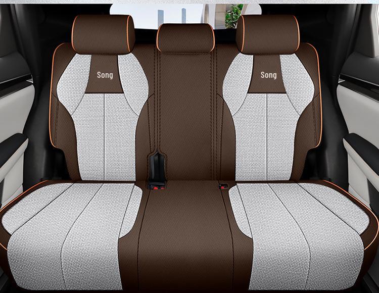 BYD Song PLUS Coarse Linen Car Seat Cushion - Four Seasons Model
