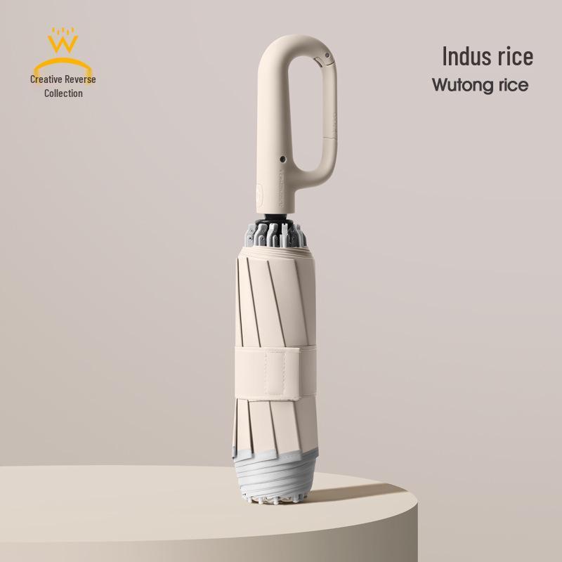 

Очень большой ветрозащитный двусторонний зонт - Прочный, складной и усиленный для мужчин и женщин. 20 Ribs Loop Buckle Series