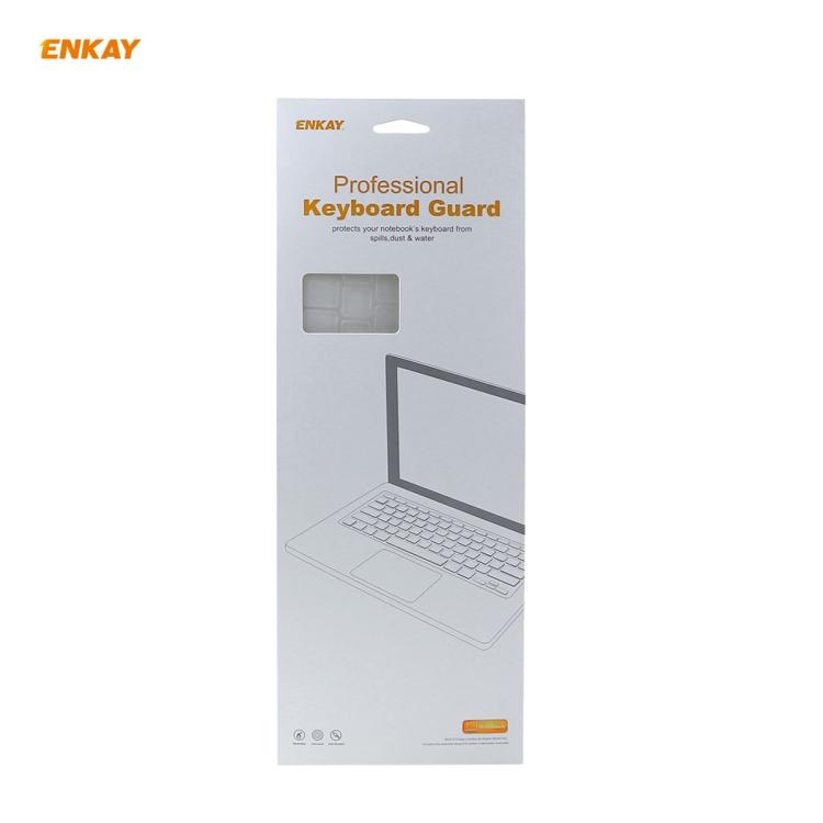 ENKAY TPU Keyboard Protector Cover for MacBook Pro 13.3 Inch A1706 / A1989 / A2159 & Pro 15.4 Inch A1707 / A1990  , US Version